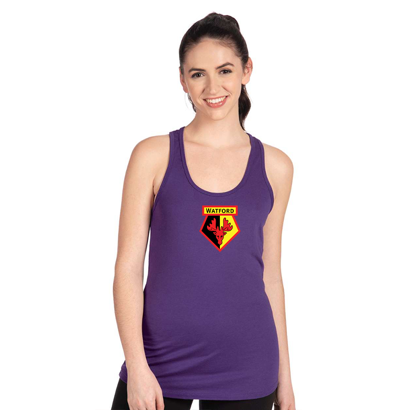 Women's Watford Soccer Next Level Ideal Racerback Tank
